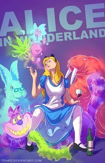 Infelici e scontenti di Alice Chimera_Alice in Wonderland droga